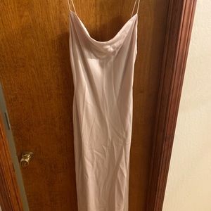 Alice + Olivia cream/beige floor length dress